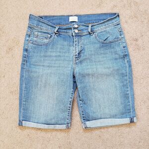 Levi's 515 Bermuda Shorts Roll-up Doble Bottons Stretch Women's Size 12